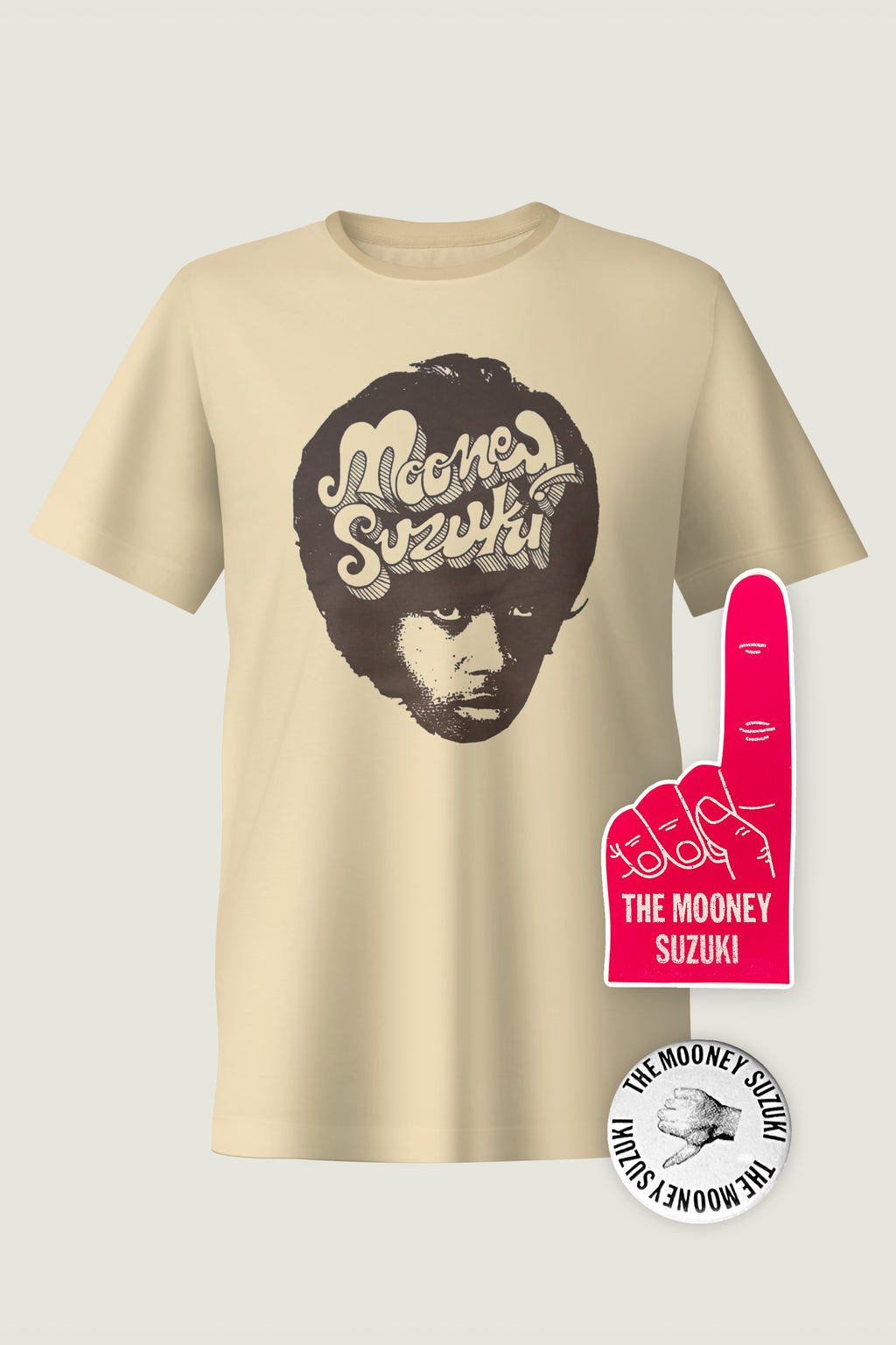 BEEHIVE HEAD T-SHIRT BEIGE – BUNDLE